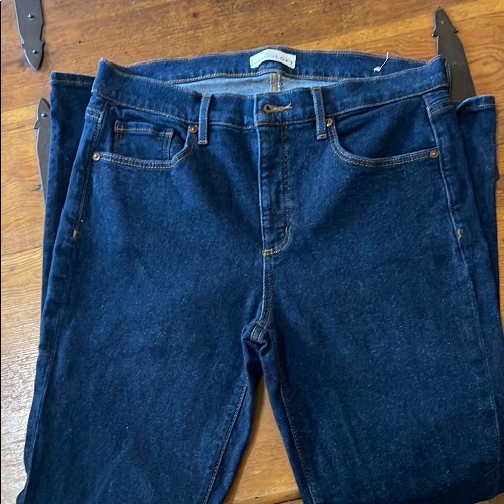 LOFT Dark Blue Denim Pants